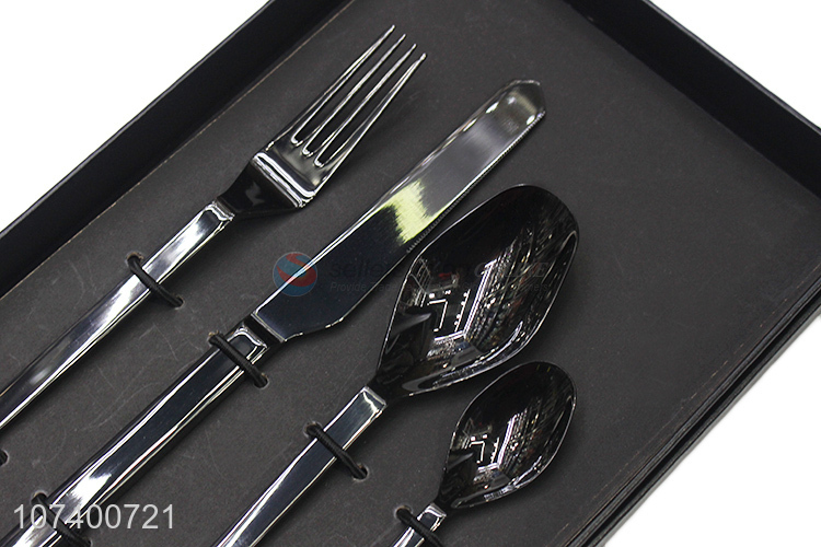 Premium quality stainless steel flatware set for wedding party decoration