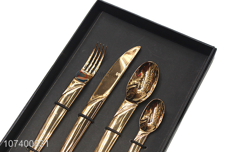 High-class upscale stainless steel tableware cutlery gift box