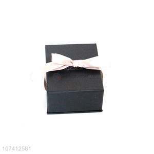 Hot products necklace earring box jewelry case gift box with ribbon