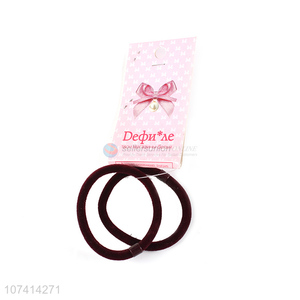 New arrival flocking hair ties elastic hair ring