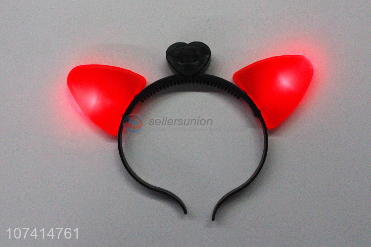 Contracted Design Party Supplies Led Light Up Cute Cat Ears Headband