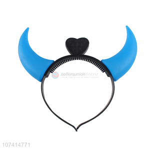 Best Sale Devil Horns Led Flashing Light Colorful Headband Party Decor