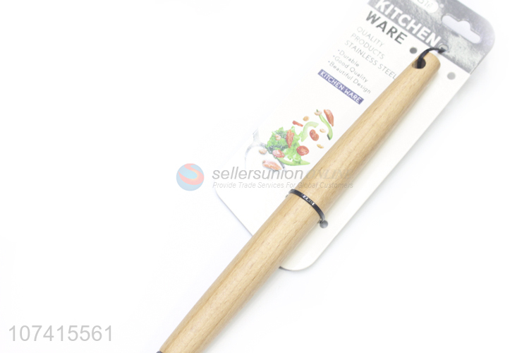 Factory Promotional Wooden Handle Silicone Leakage Shovel