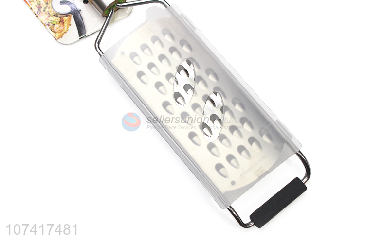 Good Quality Wooden Handle Stainless Steel Vegetable Grater