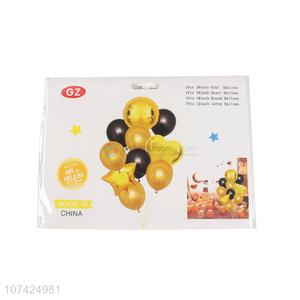 Best selling gold latex balloons for wedding party decoration