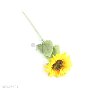 Factory direct sale home wedding decoration <em>artificial</em> <em>flower</em> fake sunflower