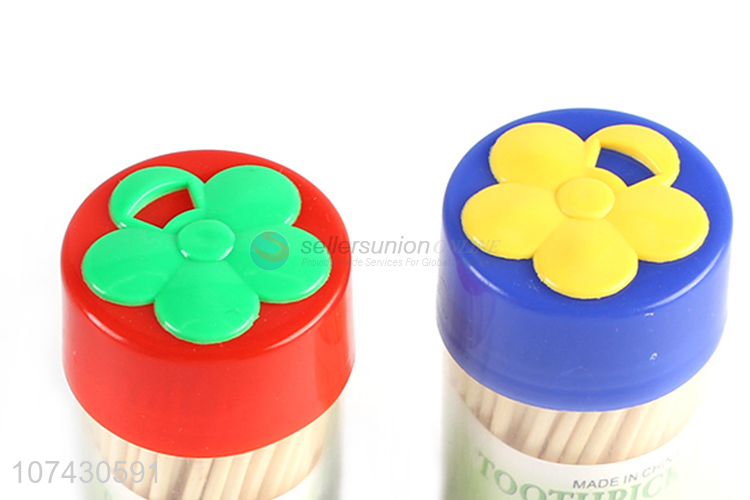 New Selling Promotion 150Pcs Disposable Natural Bamboo Toothpicks