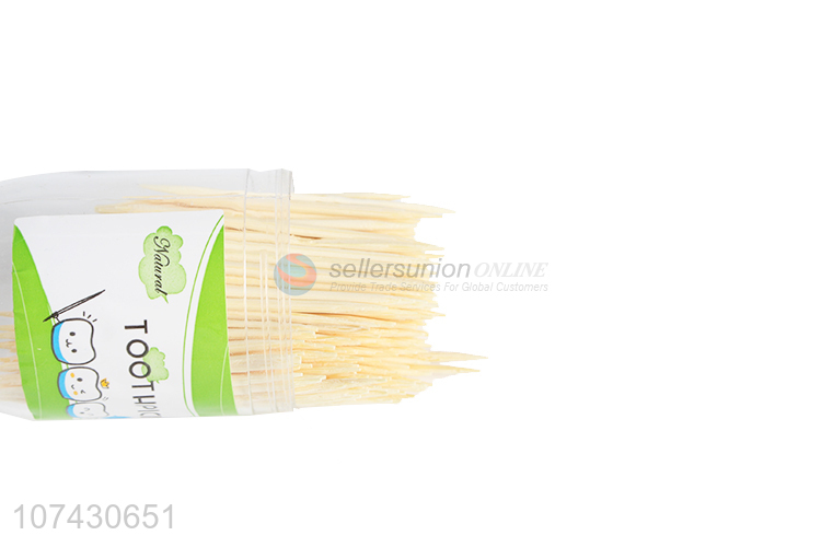 Factory Wholesale Eco-Friendly Disposable 320Pcs Bamboo Toothpicks