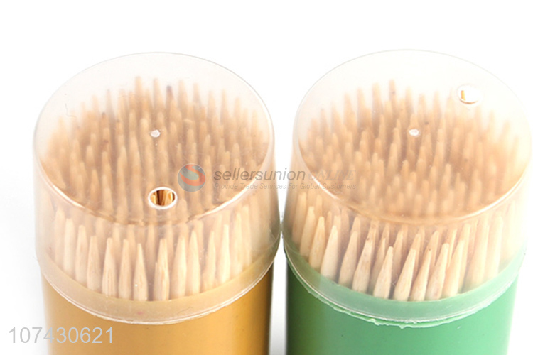 New Product Disposable 175Pcs Natural Bamboo Toothpicks