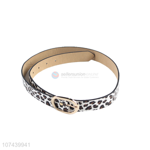 Top products leopard print belt ladies dress pants pu belt
