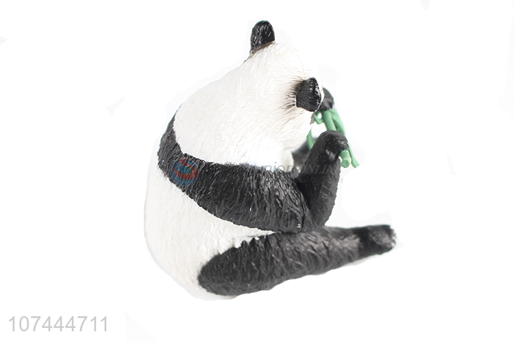 Popular products solid plastic animal toys pvc panda model toy