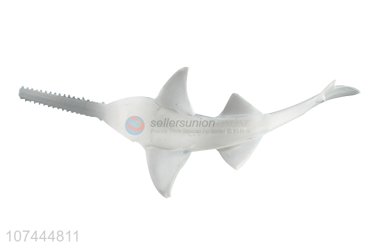 Premium products pvc animal toy plastic sawfish model toy