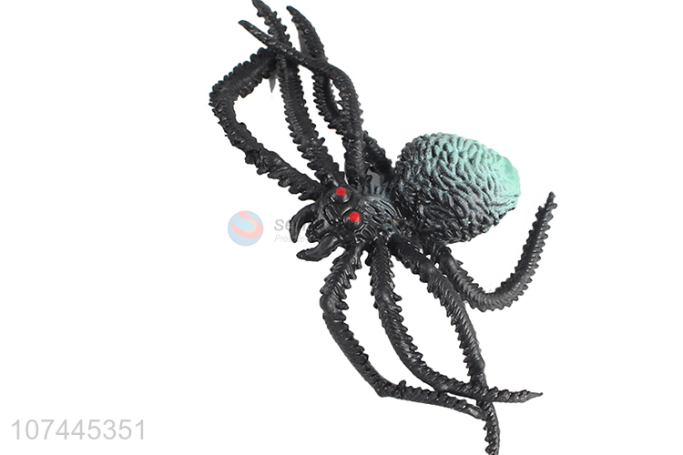 Factory direct sale simulation spider model rubber animal toy