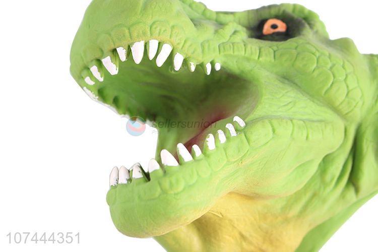 Wholesale educational realistic dinosaur hand puppet toy animal toy