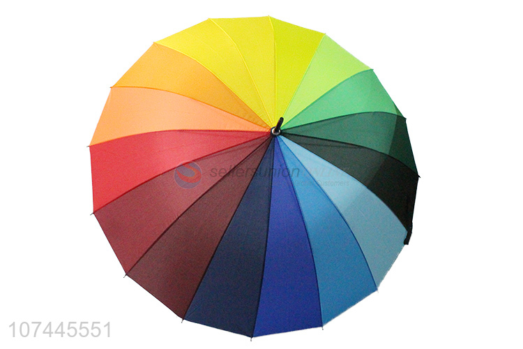 Fashion Design Semi-Automatic Straight Shank Umbrella