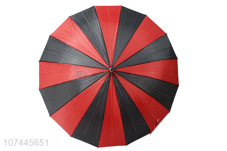 Best Sale Long Handle Semi-Automatic Straight Umbrella