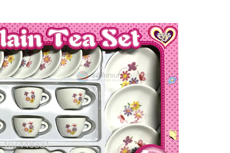 Best selling children kitchen toys porcelain tea set toy