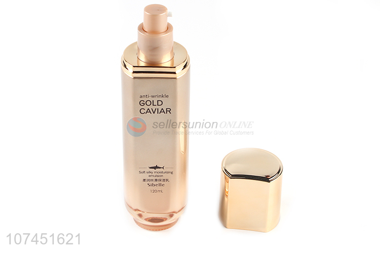 Factory Sell 120Ml Gold Caviar Anti-Wrinkle Soften Silky Moisturizing Emulsion