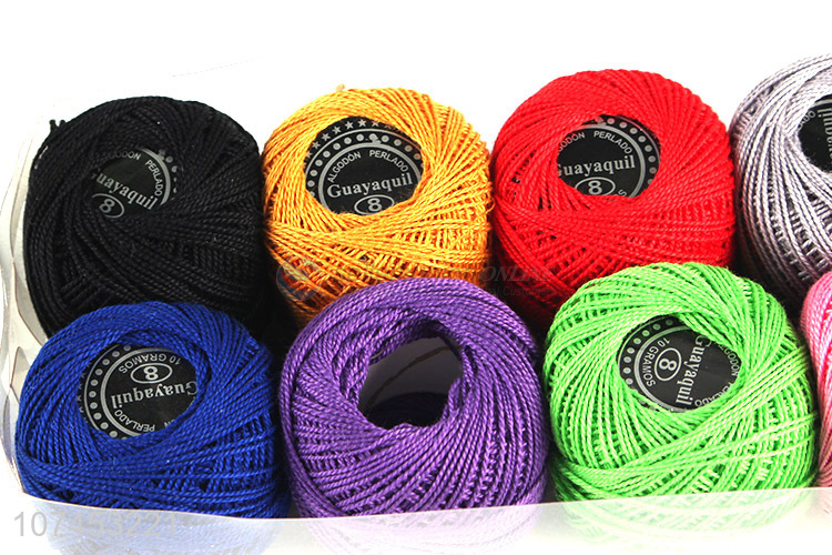 Good Sale 10 Pieces Pure Color Cotton Twine Sewing Thread