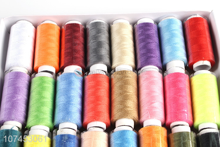Good Sale 24 Pieces Multicolor Sewing Thread Set
