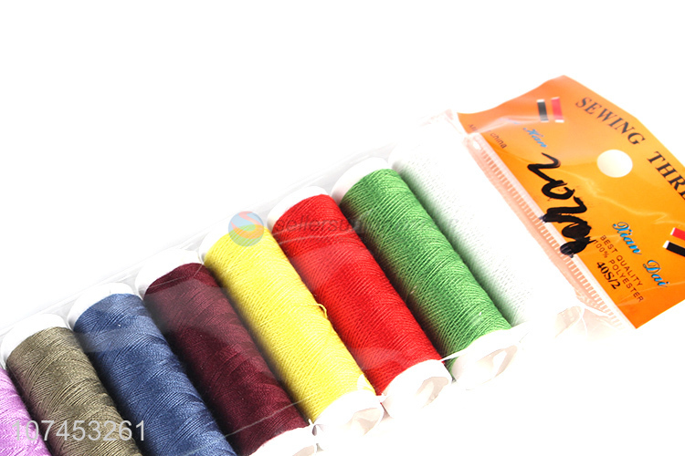 Wholesale 10 Pieces Mixed Color Sewing Thread Set