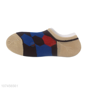 Popular products non-slip boat sock men invisible socks