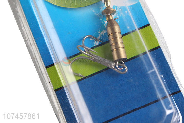 Good sale fishing gear iron fishing lures with brass pendant