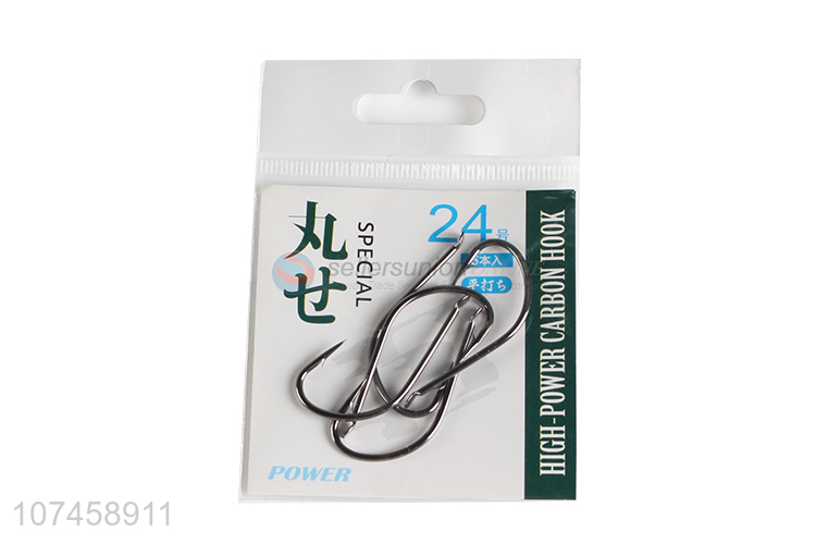 Chinese factories high carbon steel fishing hook durable single hooks