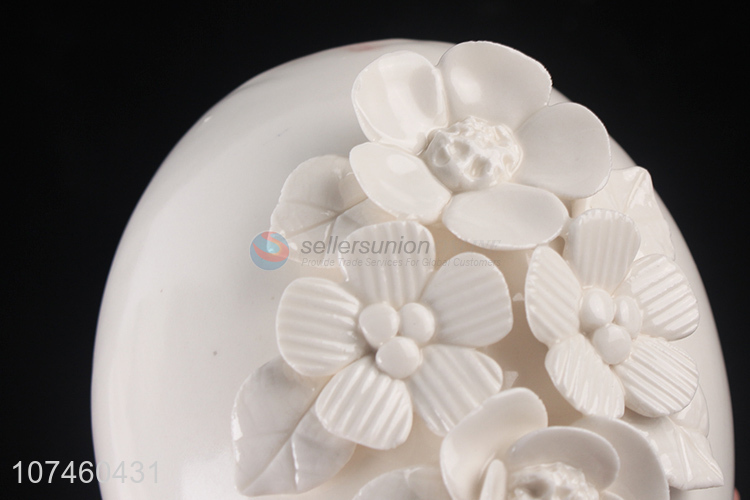 Hot Selling Artificial Flower Ceramic Egg Decorative Crafts