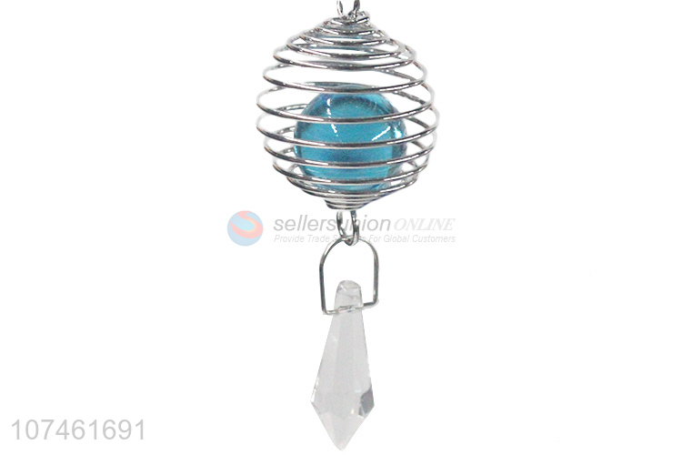 China manufacturer garden ornaments laser-cut 11 iron wind chimes