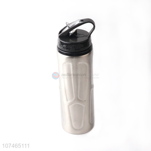 Wholesale creative stainless steel space cup water bottle with straw