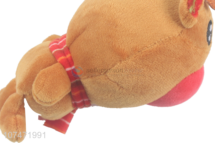 High Quality Christmas Elk Stuffed Doll Keychain Bag Pendant