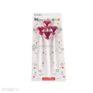 Popular Heart Shape Birthday Candle Party Cake Candle