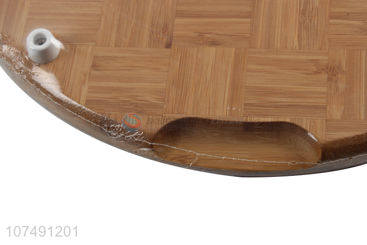 New Design Cheap Eco-Friendly Round Bamboo Cutting Board Chopping Board