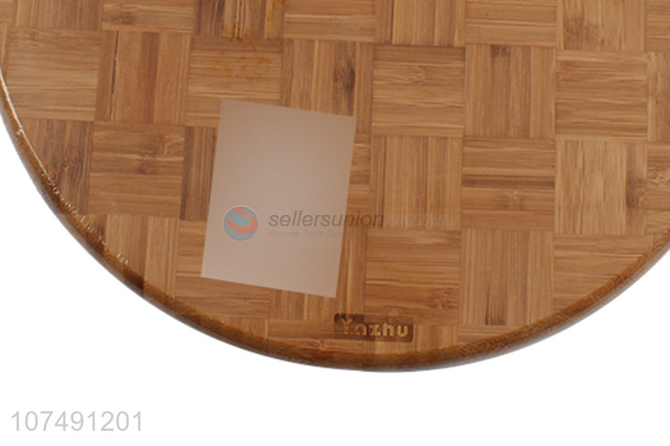 New Design Cheap Eco-Friendly Round Bamboo Cutting Board Chopping Board