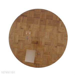 Wholesale Unique Design Eco-Friendly Easy Clean Round Bamboo Cutting Board