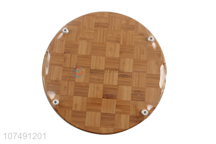 New Design Cheap Eco-Friendly Round Bamboo Cutting Board Chopping Board