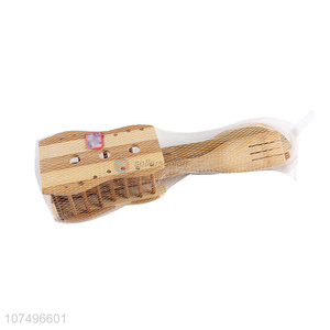 Bottom price kithen accessories natural bamboo turner set with holder