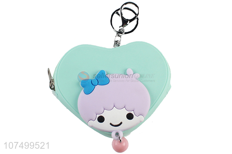 Portable Silicone Coin Purse Cute Coin Case With Key Chain