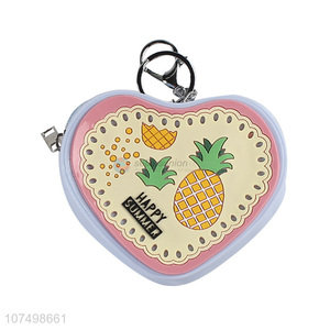 Fashion Design Heart Shape Coin Purse Portable Coin Case