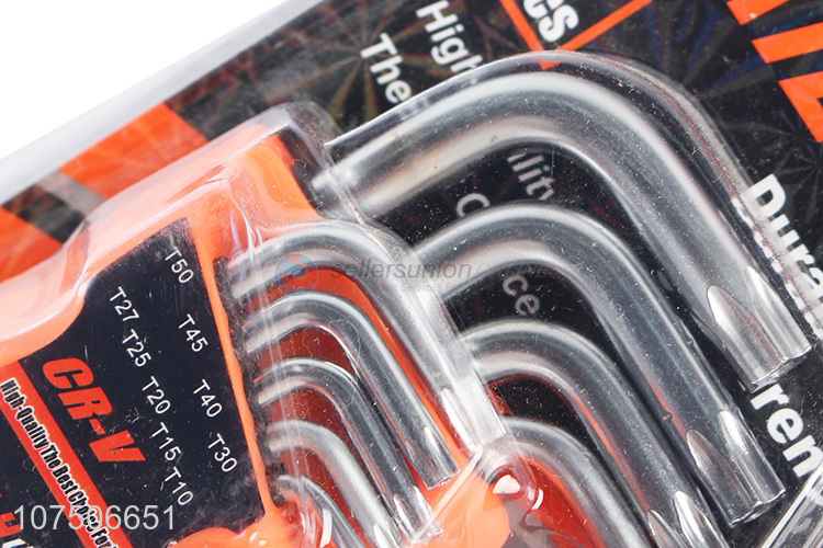 Hot Selling 9 Pieces Six Angle Wrench Set