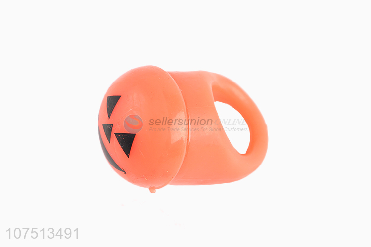 Best selling led flashing pumpkin ring for Halloween party