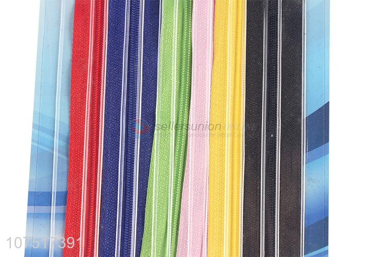 Good quality 6 colors zipper tape for clothing, bags and shoes