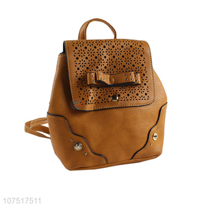 Good Quality Ladies PU Leather Small Backpack