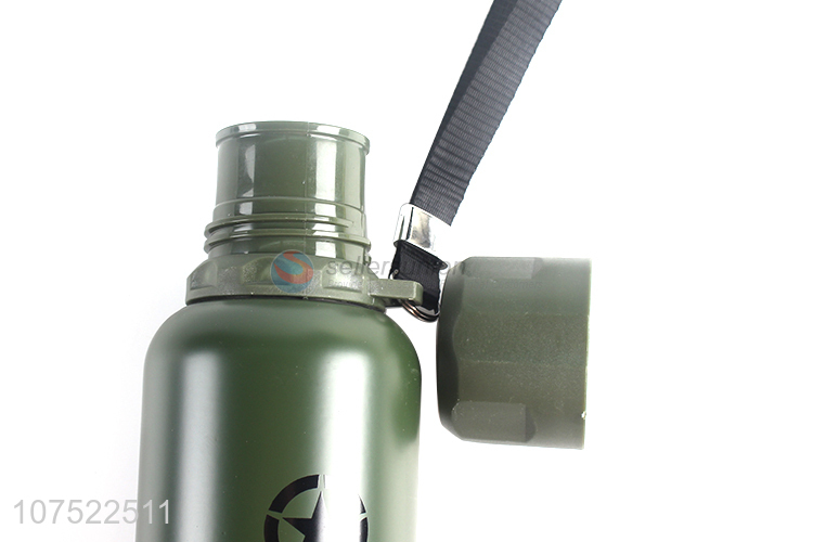 Hot products military vacuum flasks stainless steel thermal bottle water bottle