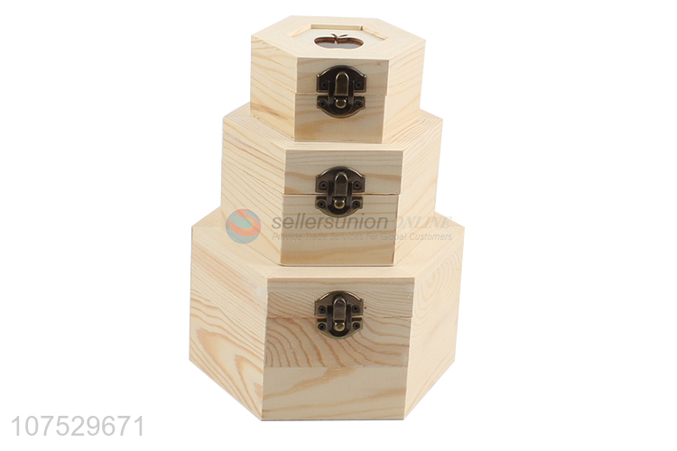 China manufacturer wooden jewelry box with apple shape window lid