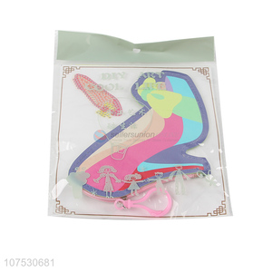 Creative design diy high-heeled shoe diamond painting sticker coin purse