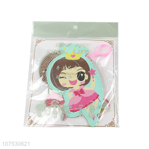 New products diy cartoon girl diamond painting sticker coin purse