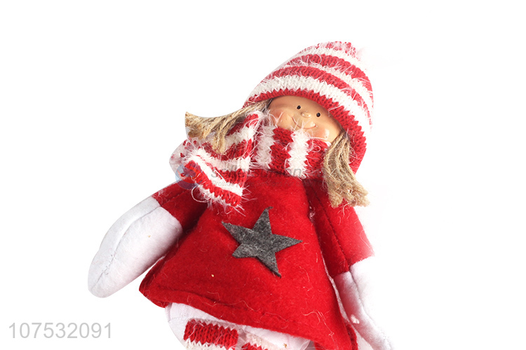 Hot selling Christmas toy fabric doll Christmas doll for decoration