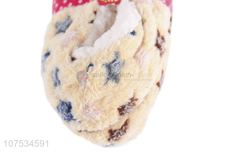 Hot products anti-slip plush slippers indoor shoes for women